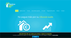 Desktop Screenshot of plataformaclausulasuelo.com